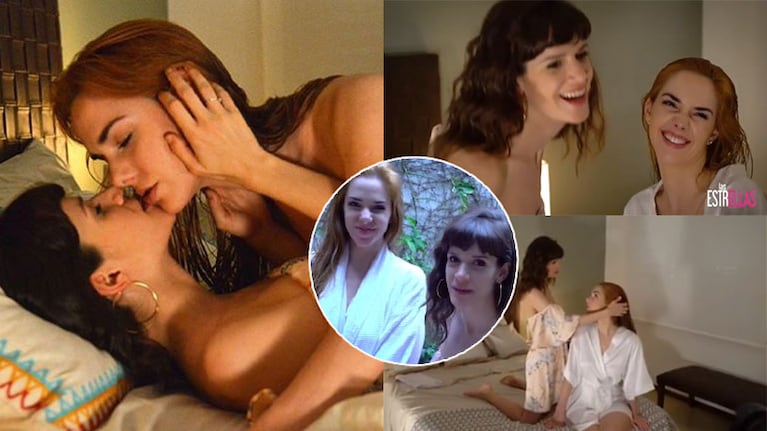 Espiá el backstage de la primera vez de Flor y Jazmín: ¡mirá cómo se filmó la escena hot de Las Estrellas!