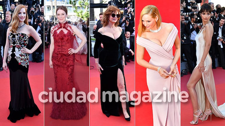 Espiá los looks de las celebrities de Hollywood en el Festival de Cannes. (Foto: AFP)