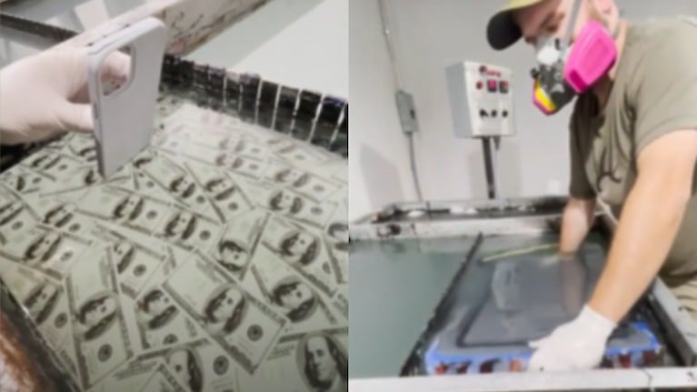 Esta cuenta de TikTok consigue triunfar mostrando el proceso de impresión de transferencia de agua a objetos