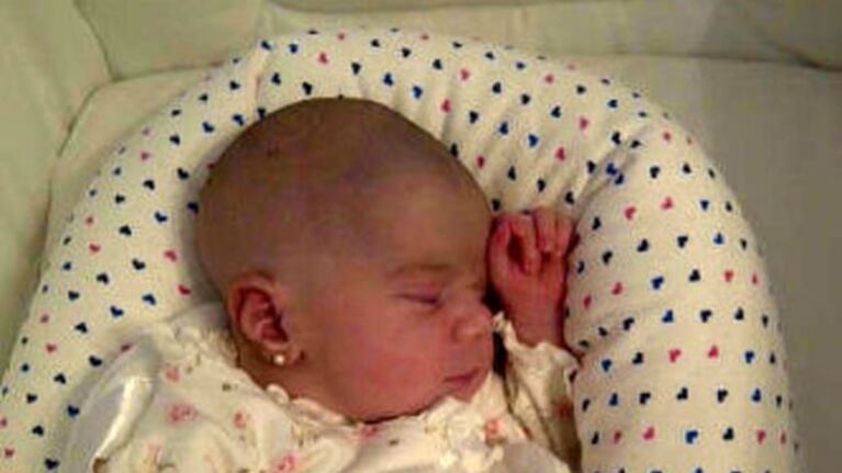 Esta es Juana, la hija del periodista Marcelo Palacios. (Foto: gentileza flía. Palacios)