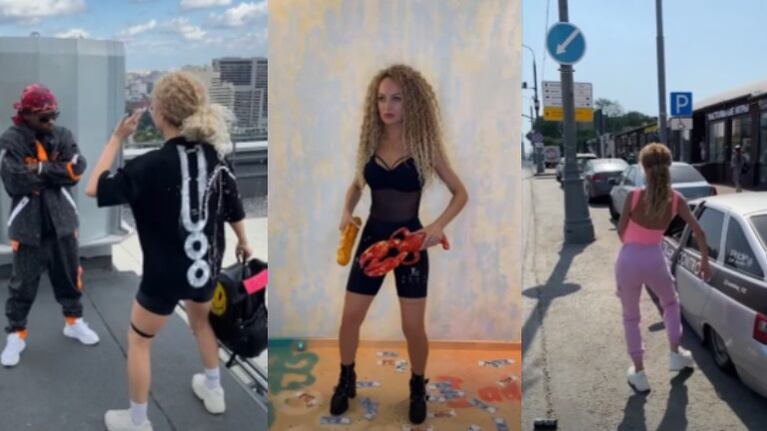 Esta mujer se mueve y actúa como un personaje del videojuego Grand Theft Auto GTA en la vida real