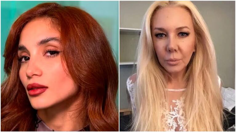 Estalló la guerra entre Mariana Nannis y Melody Luz. CRÉDITO: Instagram/@melodyluz - @mariananannis