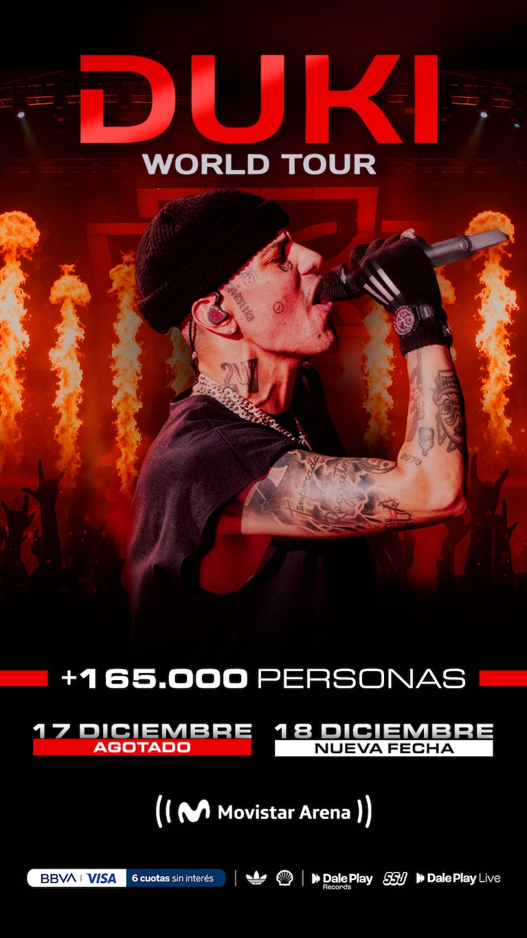 Este año, ya realizó 8 de 12 presentaciones en el Movistar Arena de Buenos Aires.