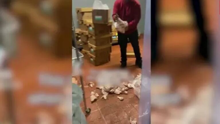 Este ex empleado destruye una sucursal furioso por un problema con su salario