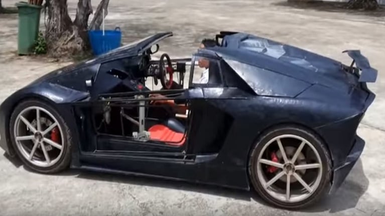  Este granjero construyó su propio Lamborghini