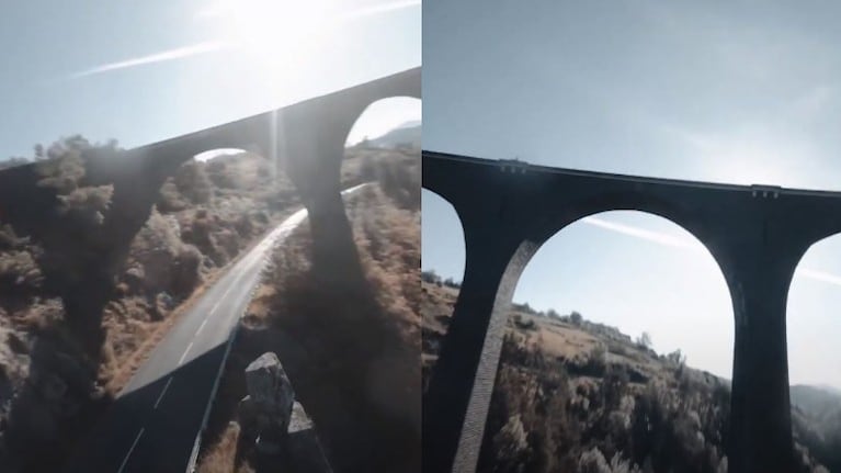  Este hombre comparte un poco de adrenalina con este vídeo volando un drone 