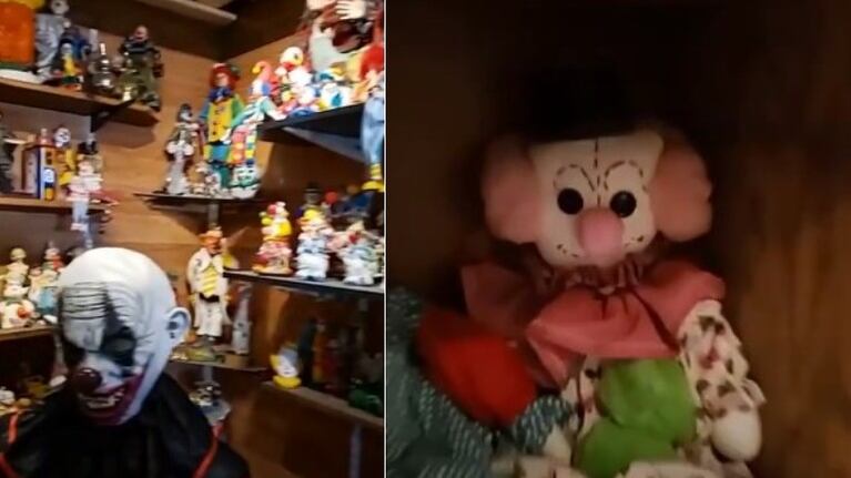 Este hombre documenta su estancia en el Clown Motel, considerado el hotel más terrorífico de Estados Unidos