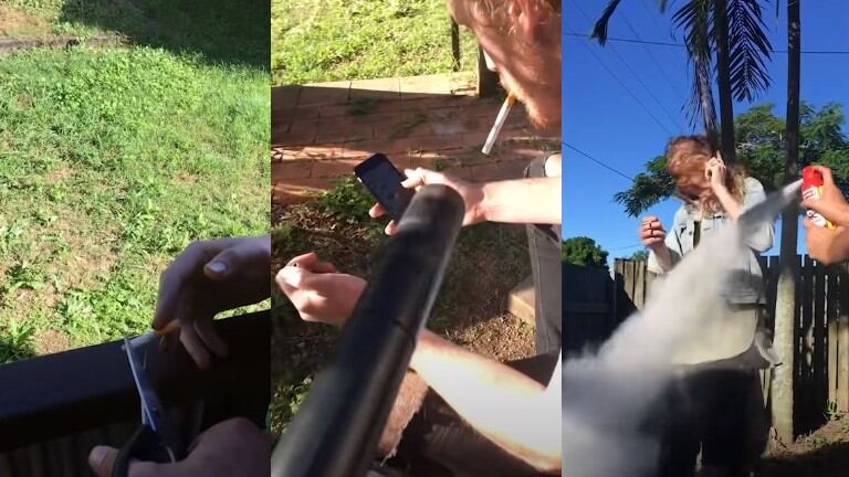 Este hombre encuentra creativas formas de hacer que su compañero de piso deje de fumar