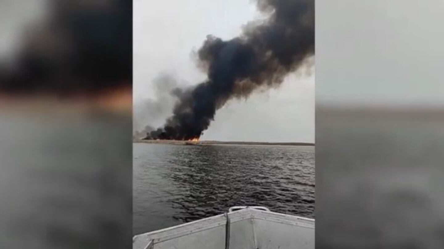 Este hombre fue testigo de cómo se desató un aterrador incendio