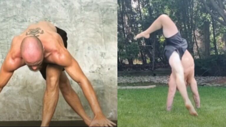 Este hombre se hace viral en Internet demostrando su increíble fuerza y flexibilidad