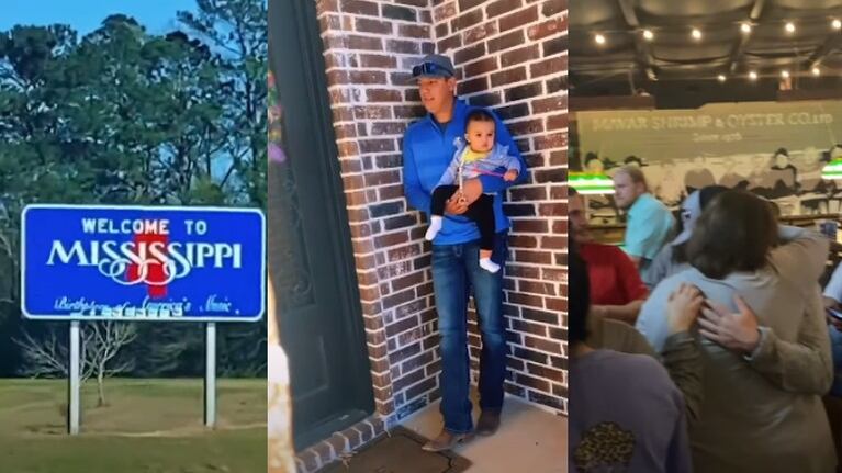 Este hombre sorprende a su madre con una visita especial antes de celebrar el cumpleaños de su hermano fallecido