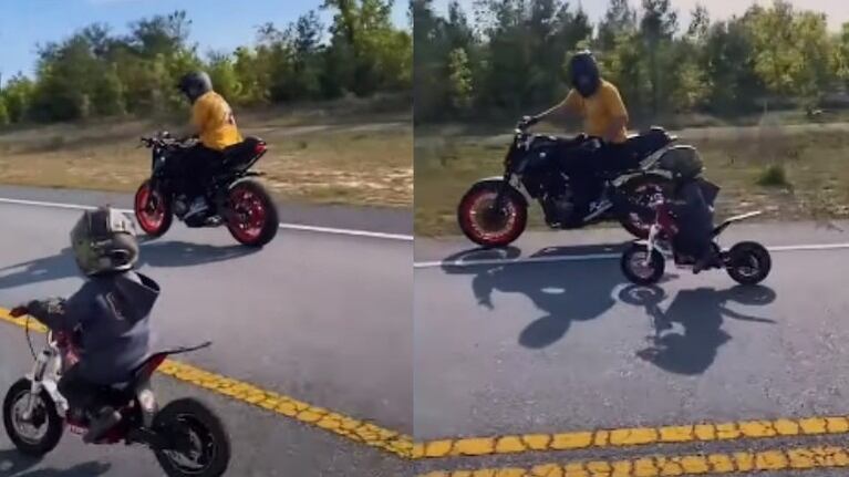 Este niño de dos años es un piloto de motos