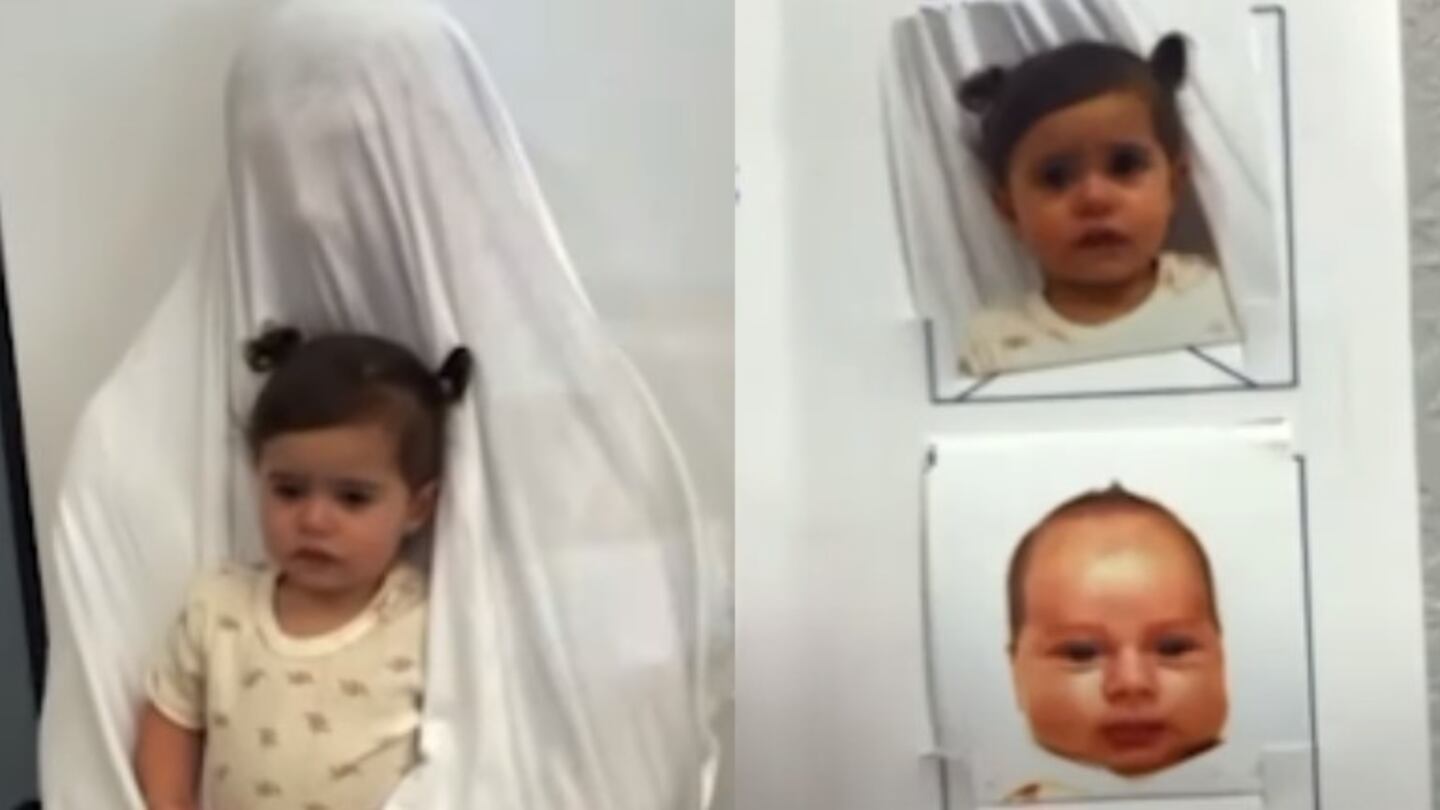 Este padre comparte su truco para hacer la foto del pasaporte a su hija