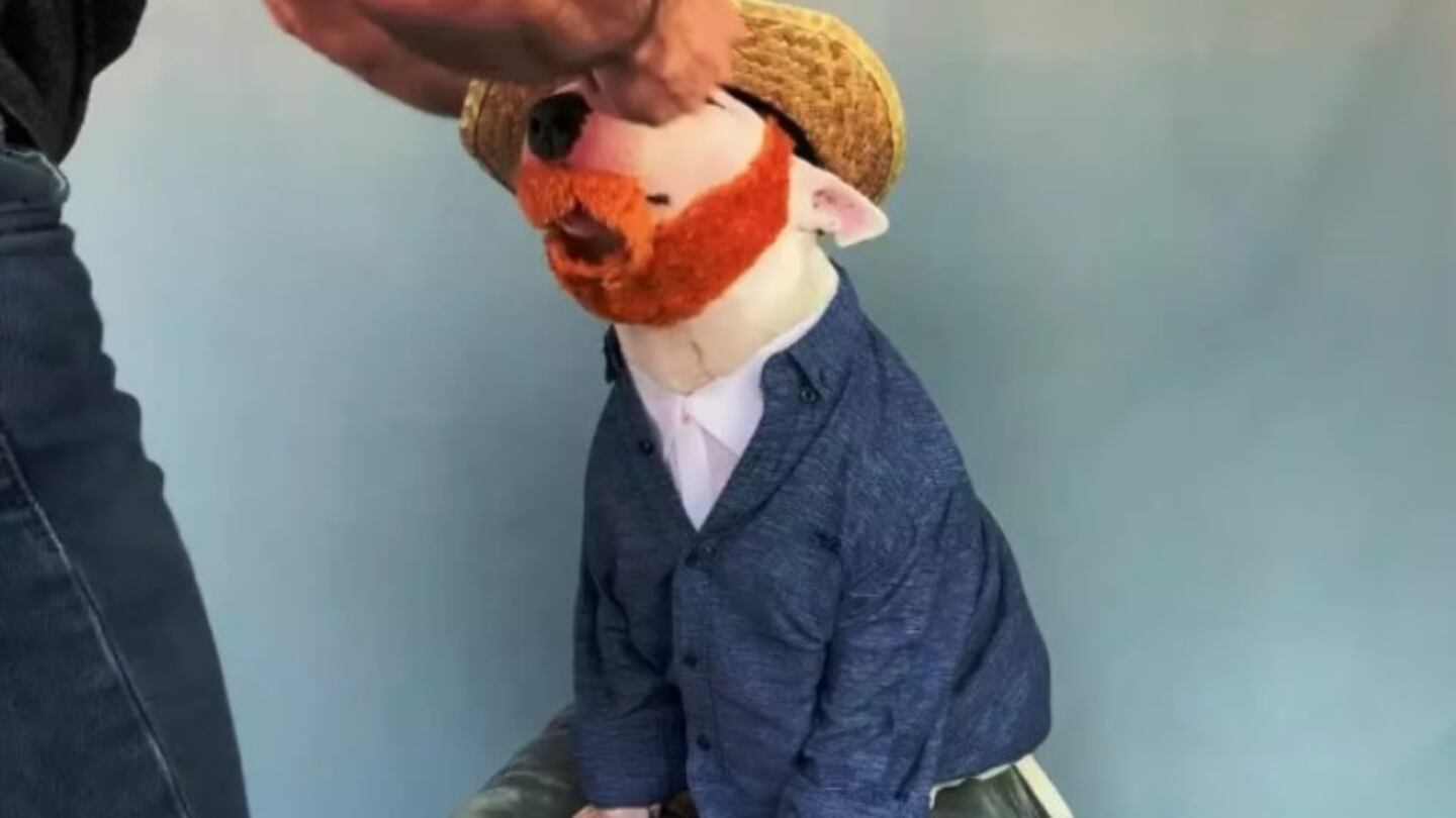 Este perro vestido como personajes de cuadros famosos hace una increíble sesión de fotos