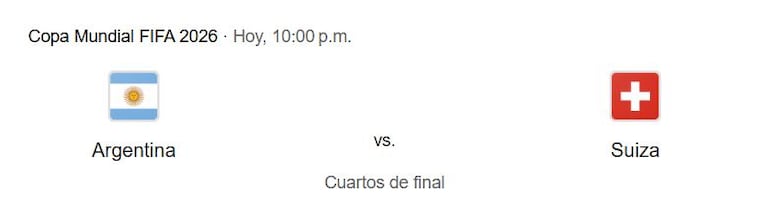 Este sábado 11 de julio, Argentina y Suiza se enfrentan en el Arrowhead Stadium de Kansas City por un lugar en la semifinal del mundial 2026 (Foto: Google).