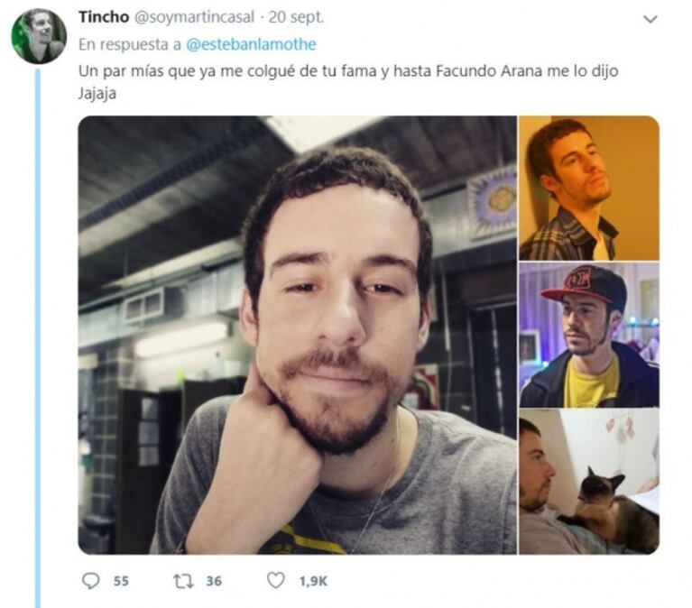 Esteban Lamothe pidió fotos de personas parecidas a él... ¡y revolucionó Twitter con desopilantes comparaciones y anécdotas!