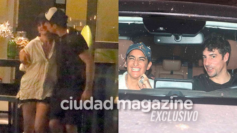 Esteban Lamothe y Charo López se mostraron por primera vez juntos. Fotos: Movilpress.
