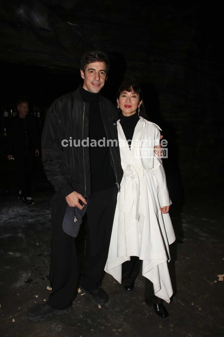 Esteban Lamothe y Débora Nishimoto (Foto: Movilpress)