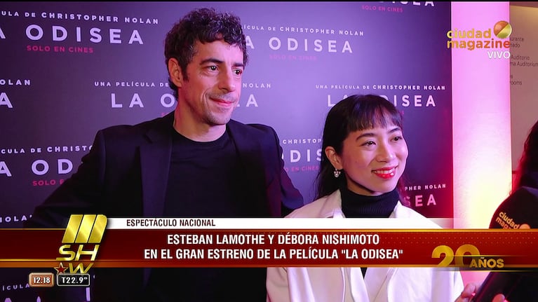 Esteban Lamothe y Débra Nishimoto hablaron con Mshow (Foto: captura de Ciudad Magazine).