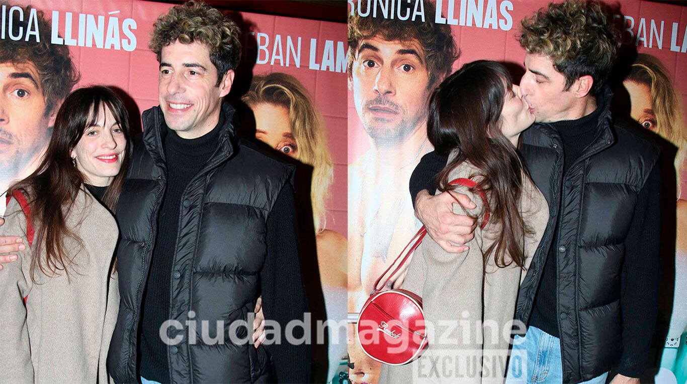 Esteban Lamothe y su pareja (Fotos: Movilpress).