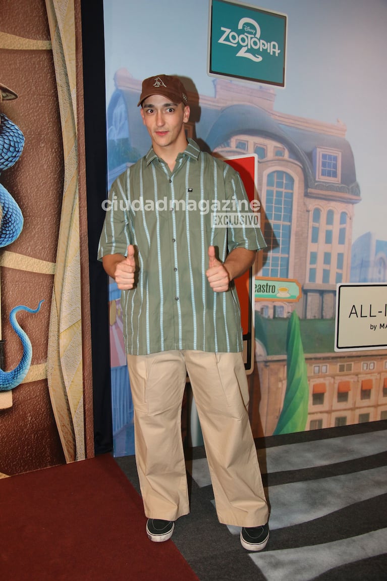 Esteban Mirol 'el Pelado' en el estreno de Zootopia (Foto: Movilpress).