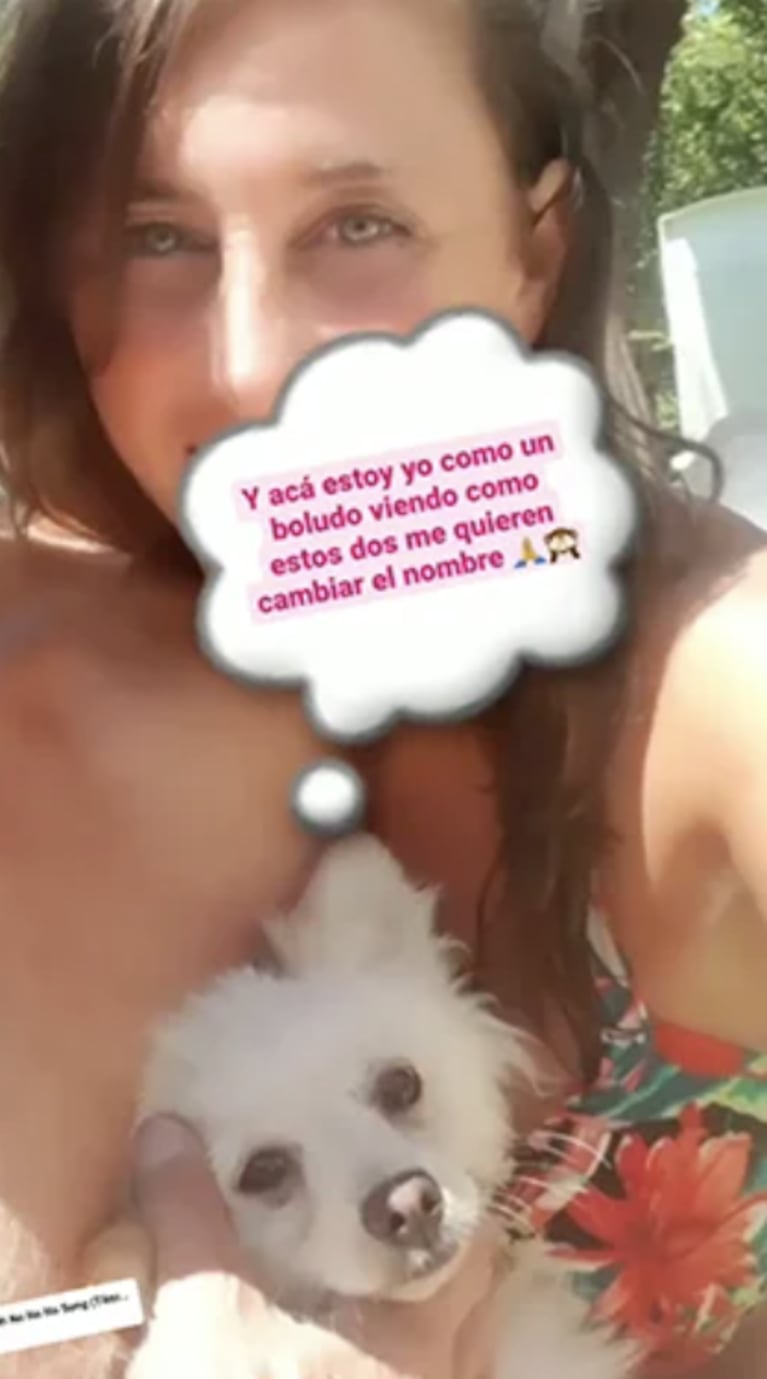 Estefanía Pasquini contó el 'dilema' que tiene con Cormillot para elegir el nombre del bebé: "Quiere ponerle como se llama mi perro"