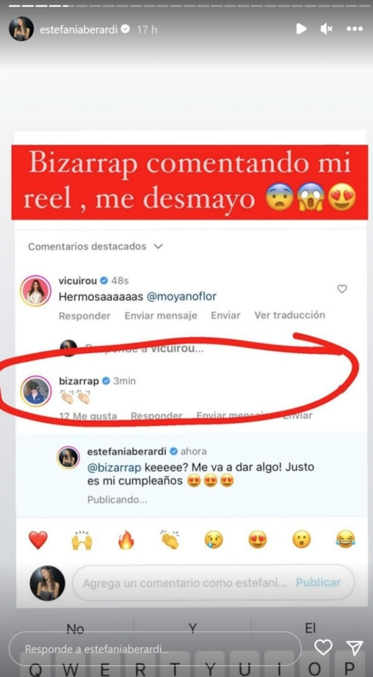 Estefi Berardi bailó el tema de Shakira y Bizarrap le comentó el video: la reacción de la panelista