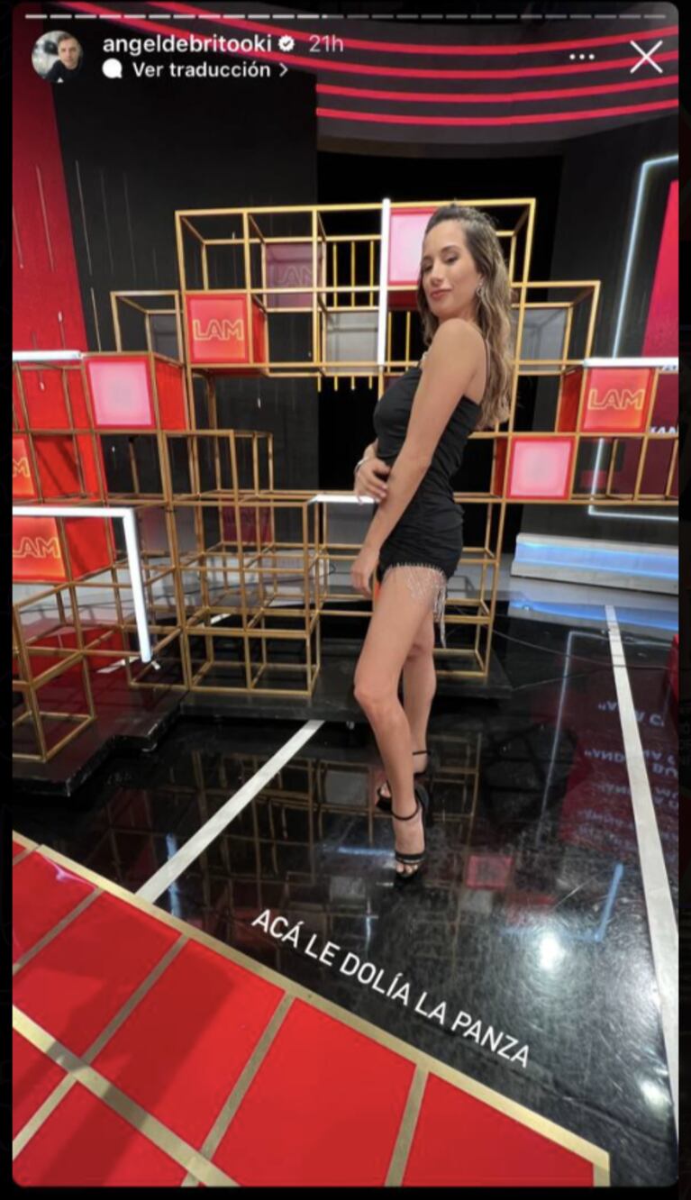 Estefi Berardi criticó a Ángel de Brito por las fotos que le saca y él redobló la apuesta con humor: "No sabe posar"