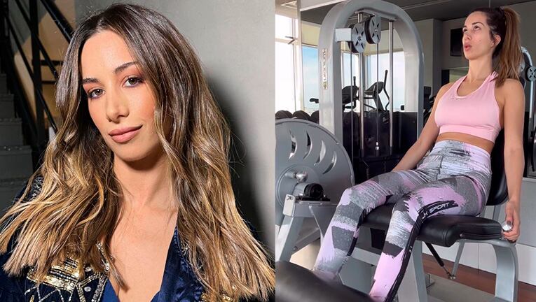 Estefi Berardi detalló su intensa rutina de gym para mantenerse en forma.
