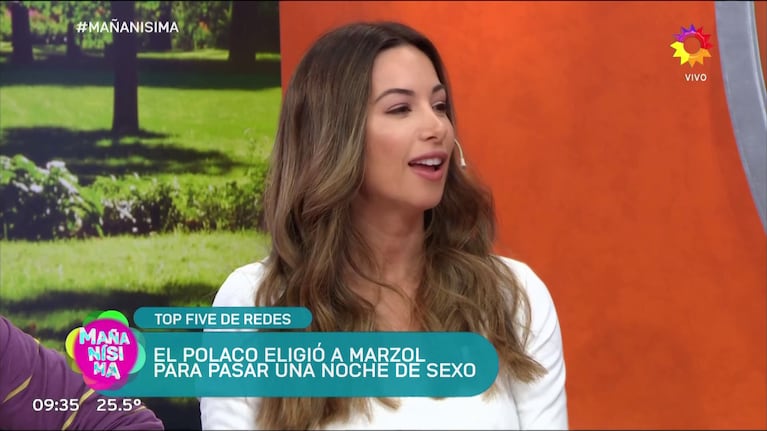 Estefi Berardi en Mañanísima.