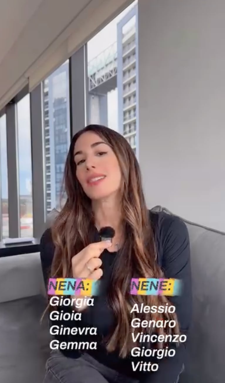 Estefi Berardi reveló cuáles son los nombres que eligió para su bebé (Foto: Instagram @estefaniaberardi)