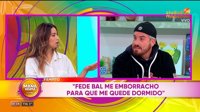 Estefi Berardi y Fede Bal en Mañanísima.