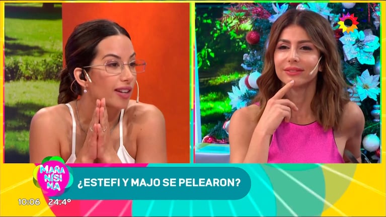 Estefi Berardi y Majo Martino en Mañanísima.