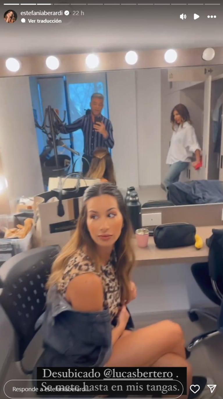 Estefi tildó a Lucas de "desubicado".