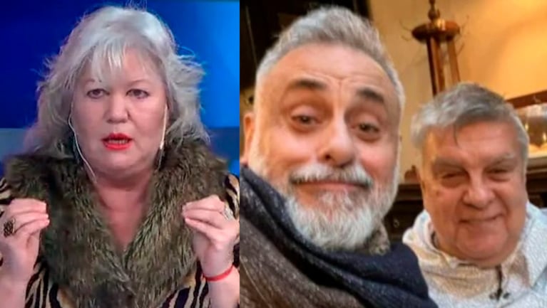 Estelita opinó explosiva del reencuentro de su ex Luis Ventura y Jorge Rial.