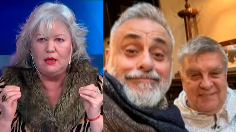 Estelita opinó explosiva del reencuentro de su ex Luis Ventura y Jorge Rial.