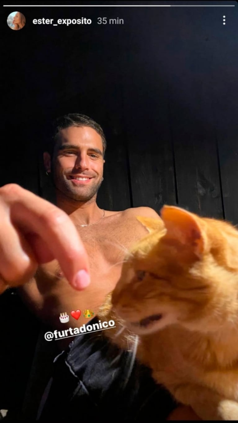 Ester Expósito le dedicó un saludo especial a Nico Furtado por su cumpleaños