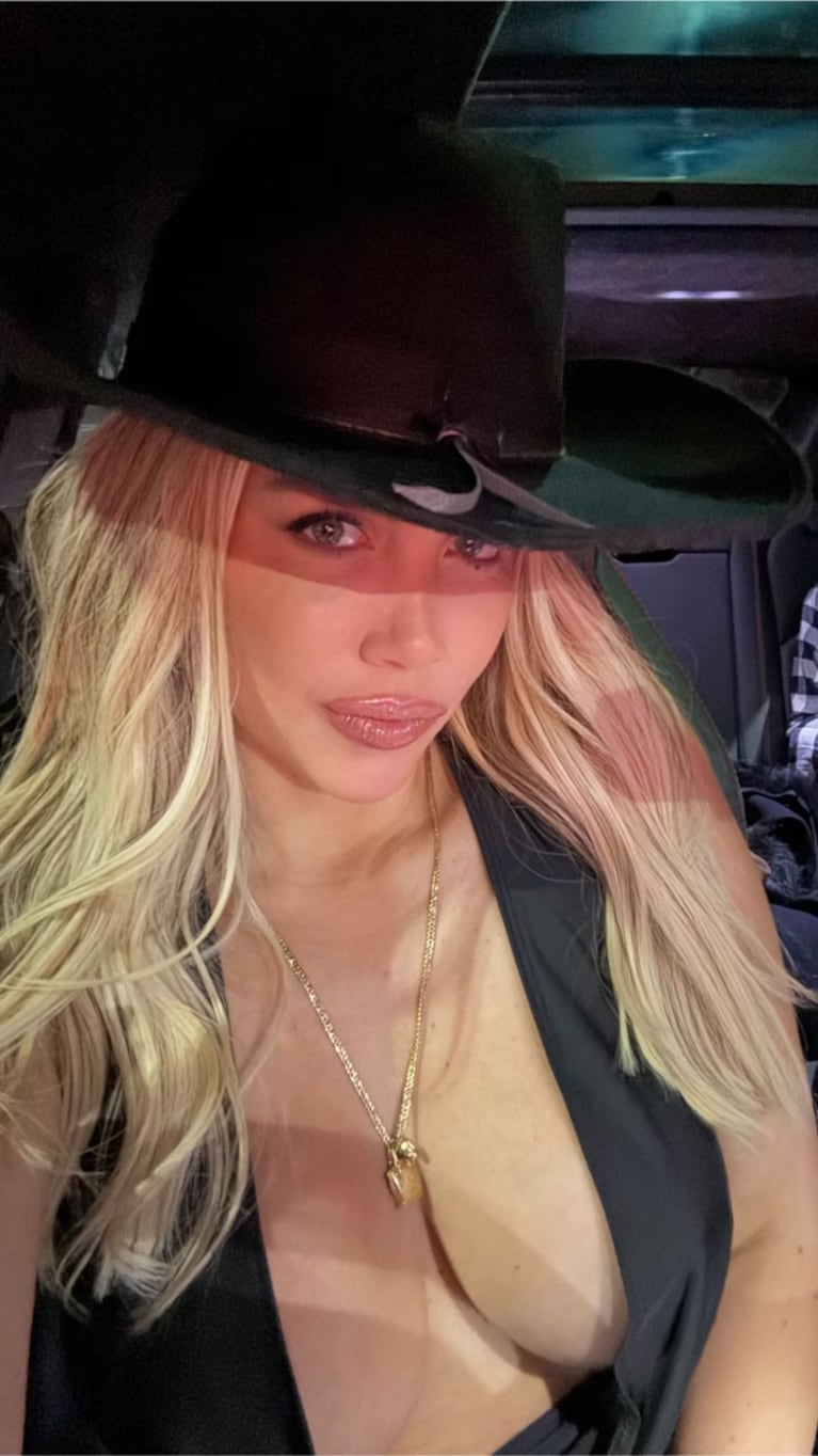 Estilo western: Wanda Nara marcó tendencia en la fiesta de Zaira Nara. Crédito: Instagram