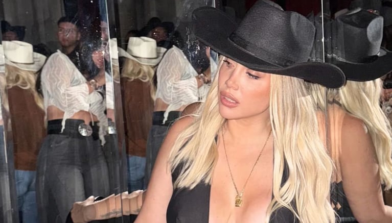 Estilo western: Wanda Nara marcó tendencia en la fiesta de Zaira Nara. Crédito: Instagram