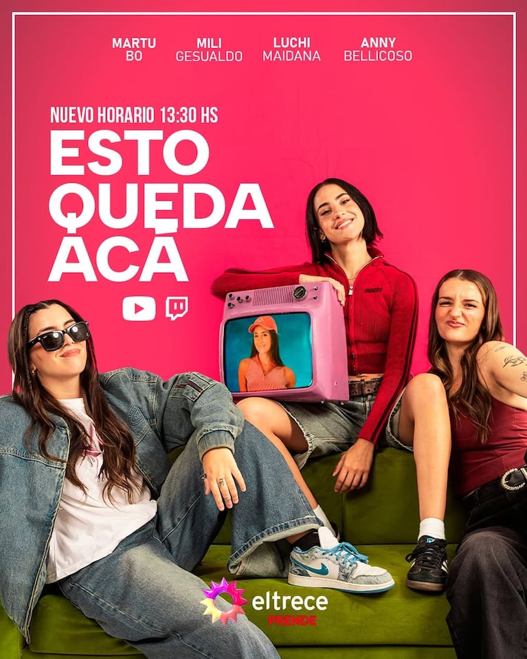 Esto Queda Acá, el show de Martu Bo, Mili Gesualdo, Luchi Maidana y Anny Bellicoso. (Foto: @estoquedaaca)