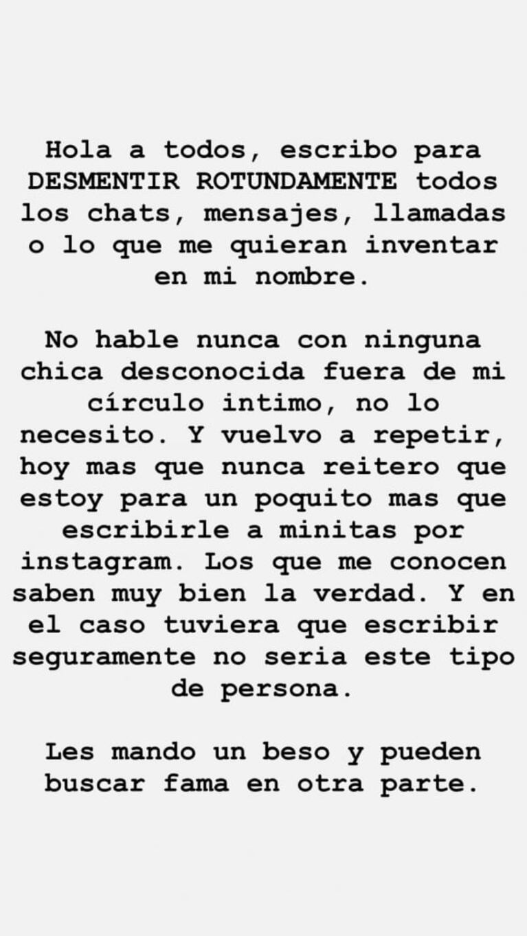"Estoy para más que escribirle a minitas por Instagram": Mauro Icardi cruzó a la influencer Rocío Galera