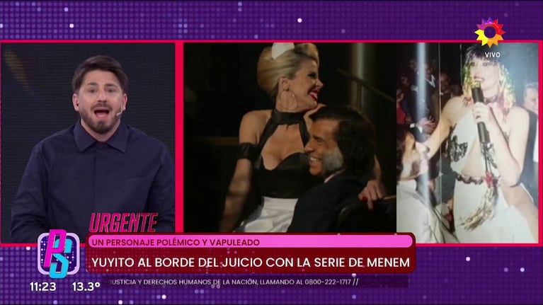 Estrenó la serie Menen (Foto: captura de eltrece).
