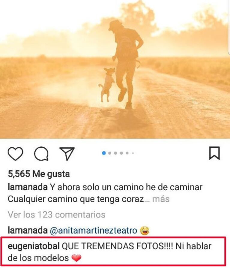 Eugenia Tobal, ¿a un paso de blanquear con el dueño de La Manada?: "Tremendas fotos, ni hablar de los modelos"