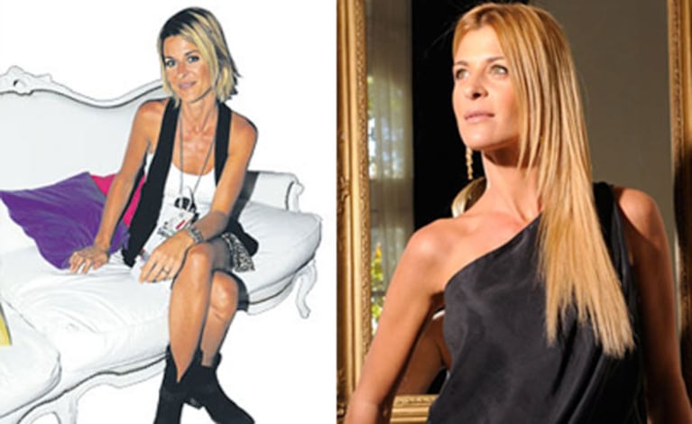 Eugenia Tobal, con mechas cortas. Antes, súper largo. (Foto: Semanario)