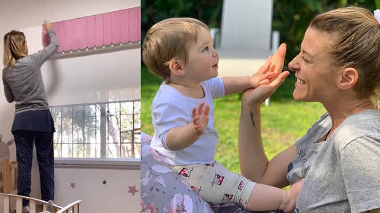 Eugenia Tobal decoró el cuarto de su hija Ema.