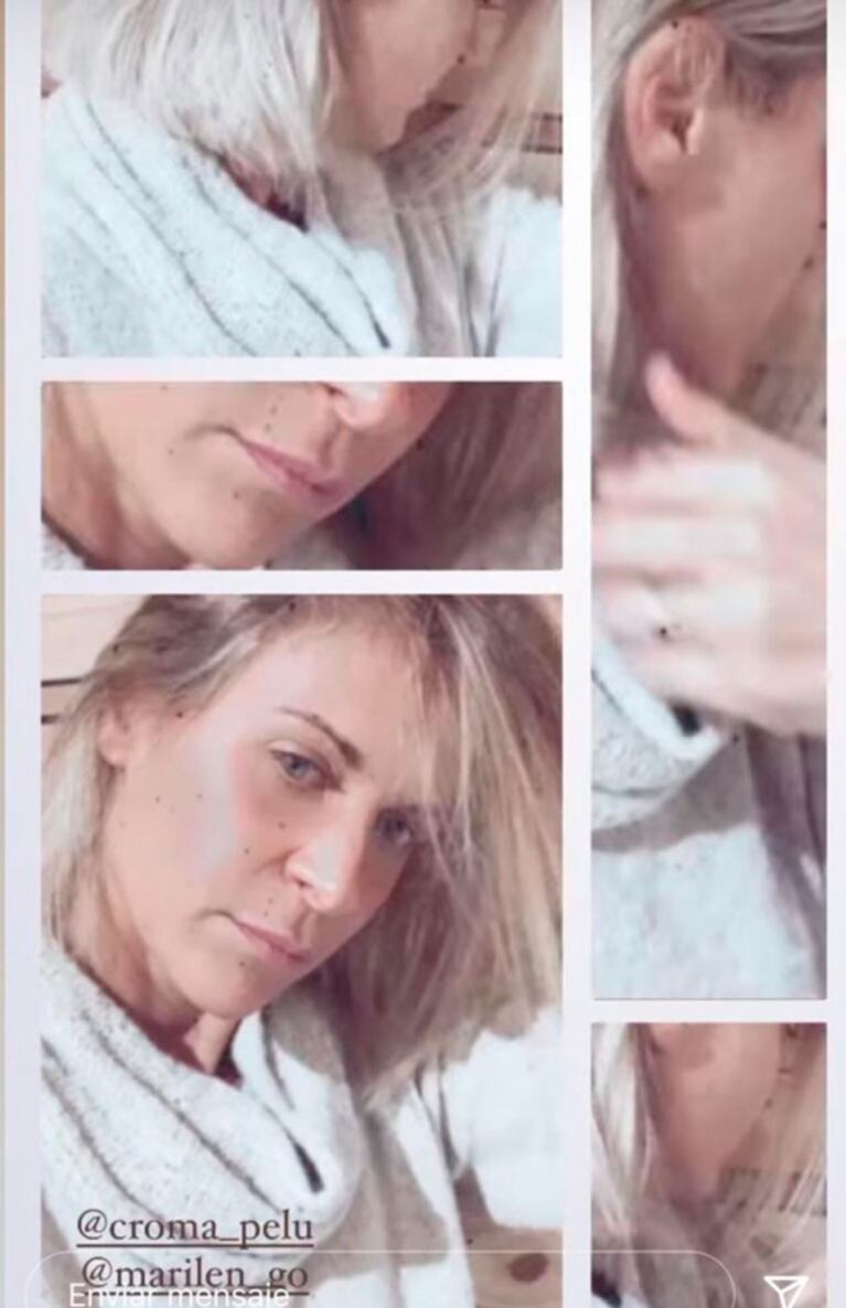 Eugenia Tobal pasó por la peluquería y mostró su nuevo look: "¡Se viene un cambio!"