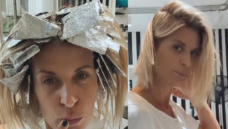 Eugenia Tobal pasó por la peluquería y se animó a un cambio de look.