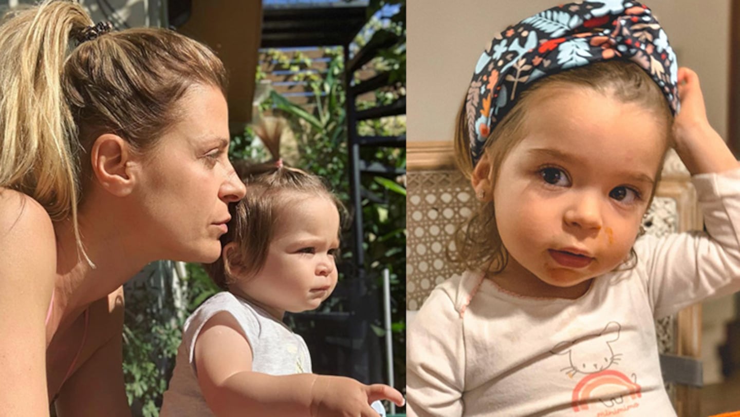 Eugenia Tobal posteó las fotos más lindas de su hija por su cumplemés.