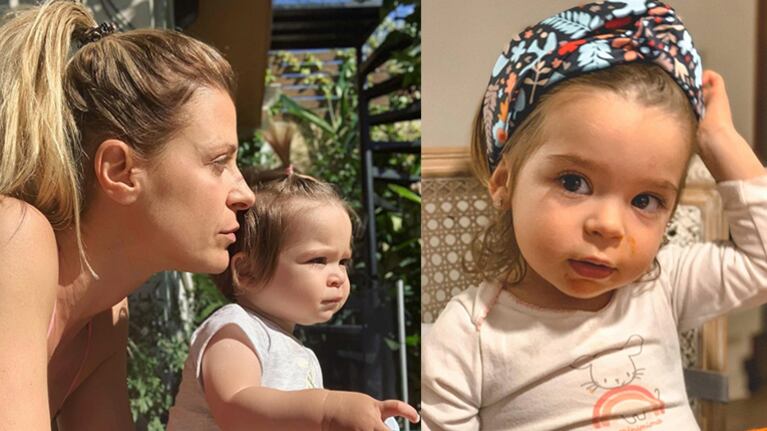 Eugenia Tobal posteó las fotos más lindas de su hija por su cumplemés.