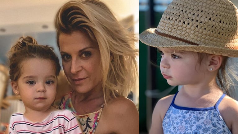 Eugenia Tobal publicó las fotos más dulces de su hija de vacaciones.